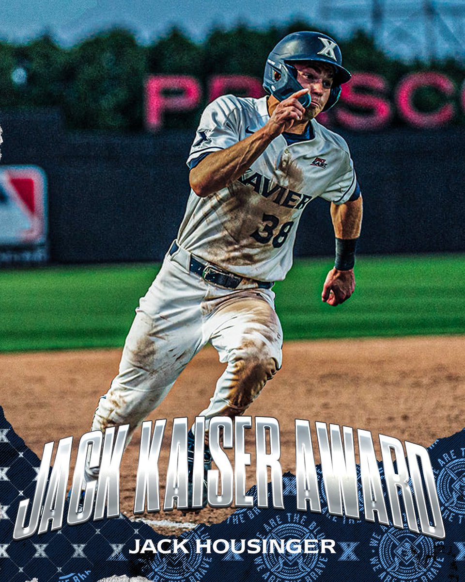 XavierBASE's tweet photo. Jack Housinger wins the Jack Kaiser Award for the tournament's most-outstanding player! https://t.co/Ze5RSDxnre