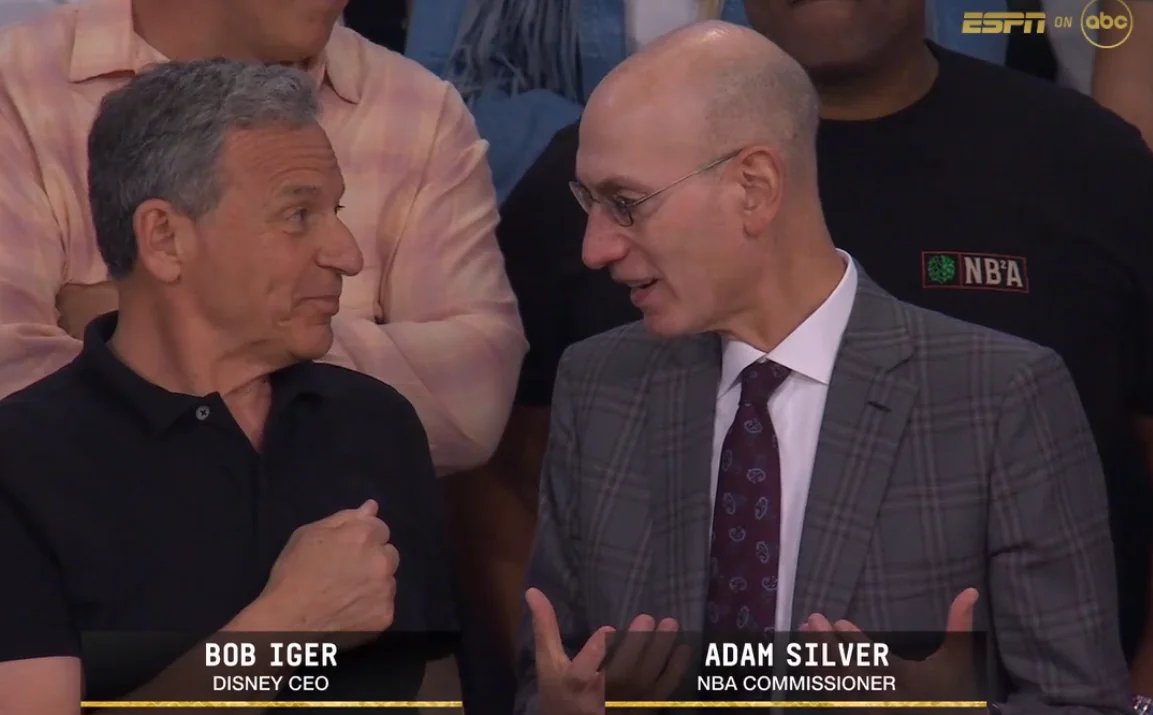 Adam Silver and Bob Iger are currently discussing the 3-0 comeback script