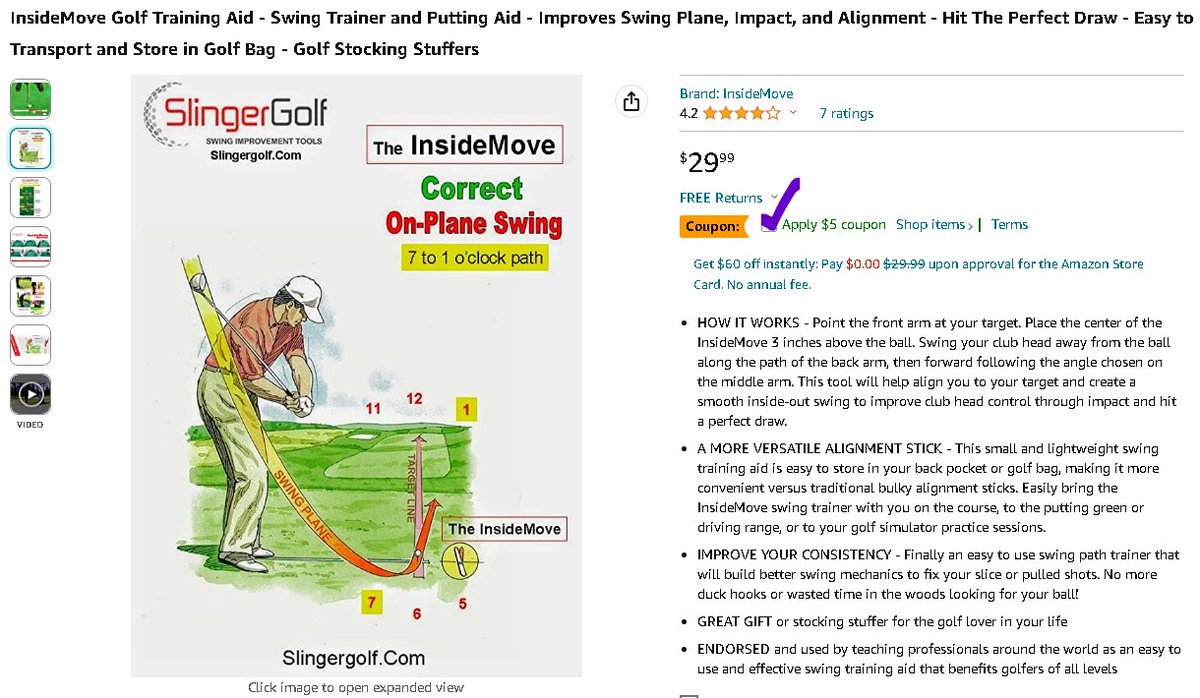 Memorial Day Sale! Get $5 off The Indie Move on Amazon. Tick the coupon box! 😀 Are Your Ready to Improve Your Game? Did you know that only 15% of all 🏌️‍♂️ golfers swing correctly?. amazon.com/dp/B0BGQR34PM