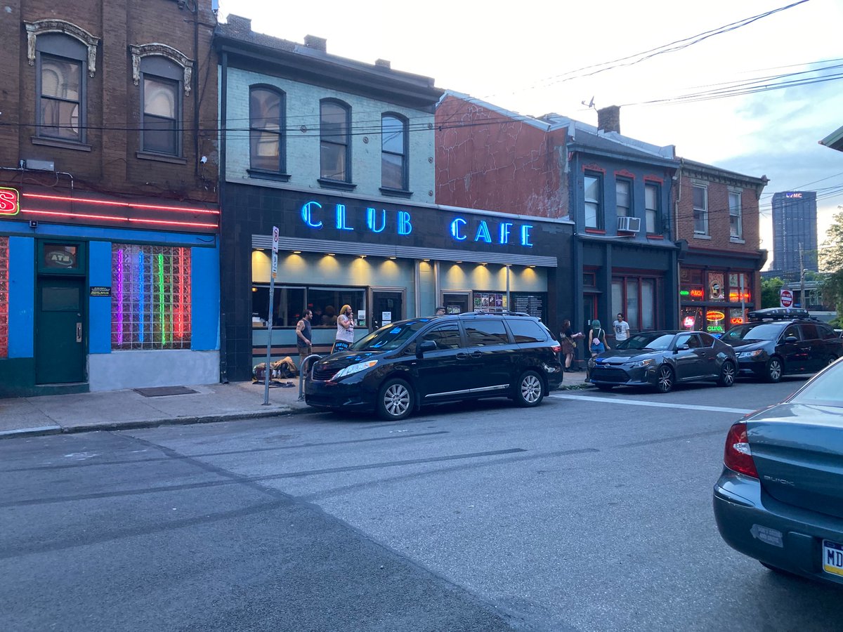 lovetopark's tweet photo. 10. Pittsburgh - first there was a motorcycle blocking the only spot in front of the venue but then the hogman came out of the adjacent cigar shop and made space for us https://t.co/R7U5T4PpVI