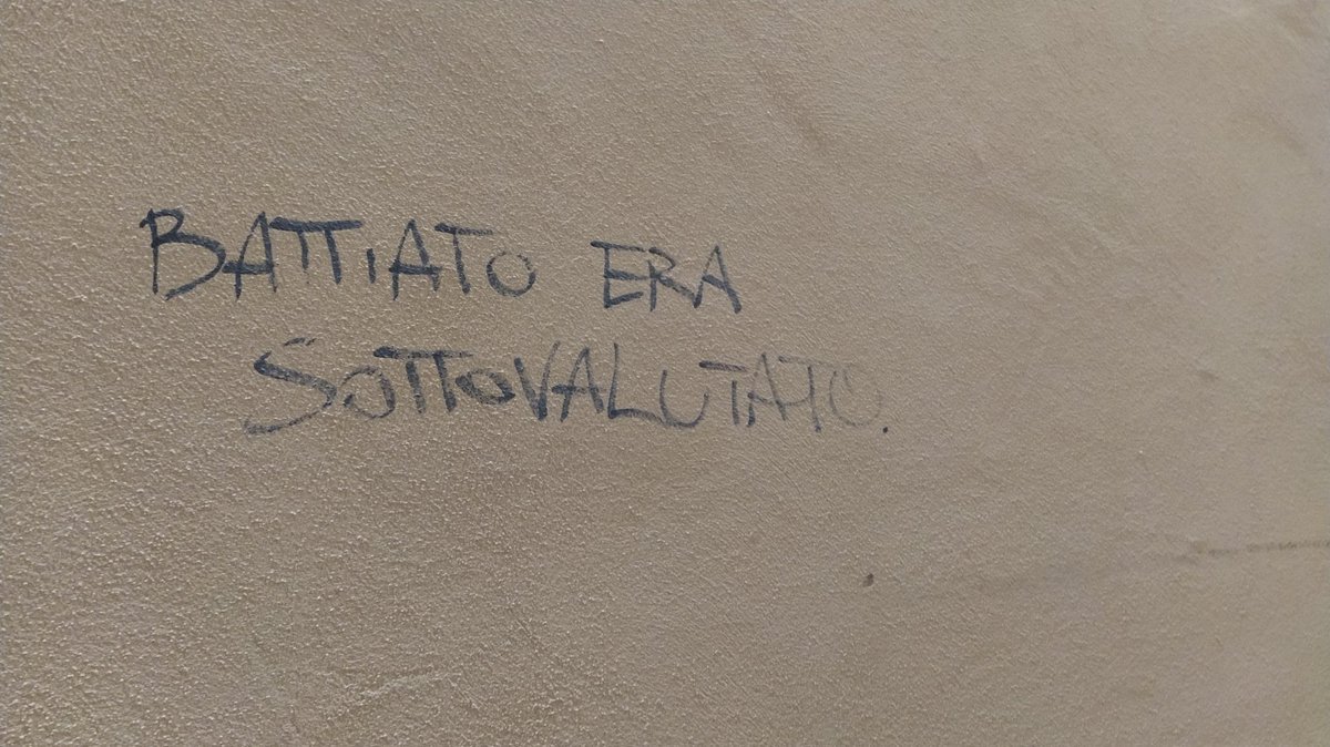 I muri non mentono mai