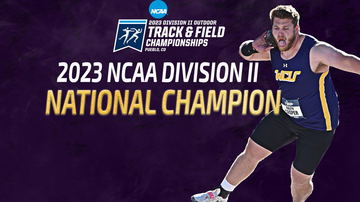 MTF: NATIONAL CHAMPION! Congratulations to Ralph Casper on winning a National Championship in the shot put tonight with a mark of 63 feet 2 1/4 inches (19.27 meters) in his fifth throw of the night! More to come...

#ramsup