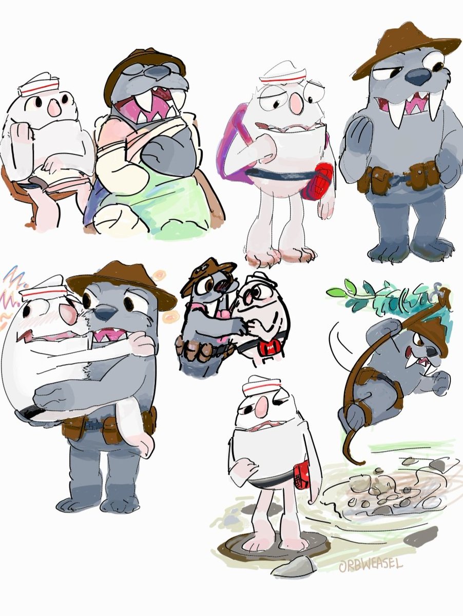 OrbWeasel's tweet photo. well.... more lizegg fanart #bugsnax (1/2) https://t.co/UT46ysOR5O