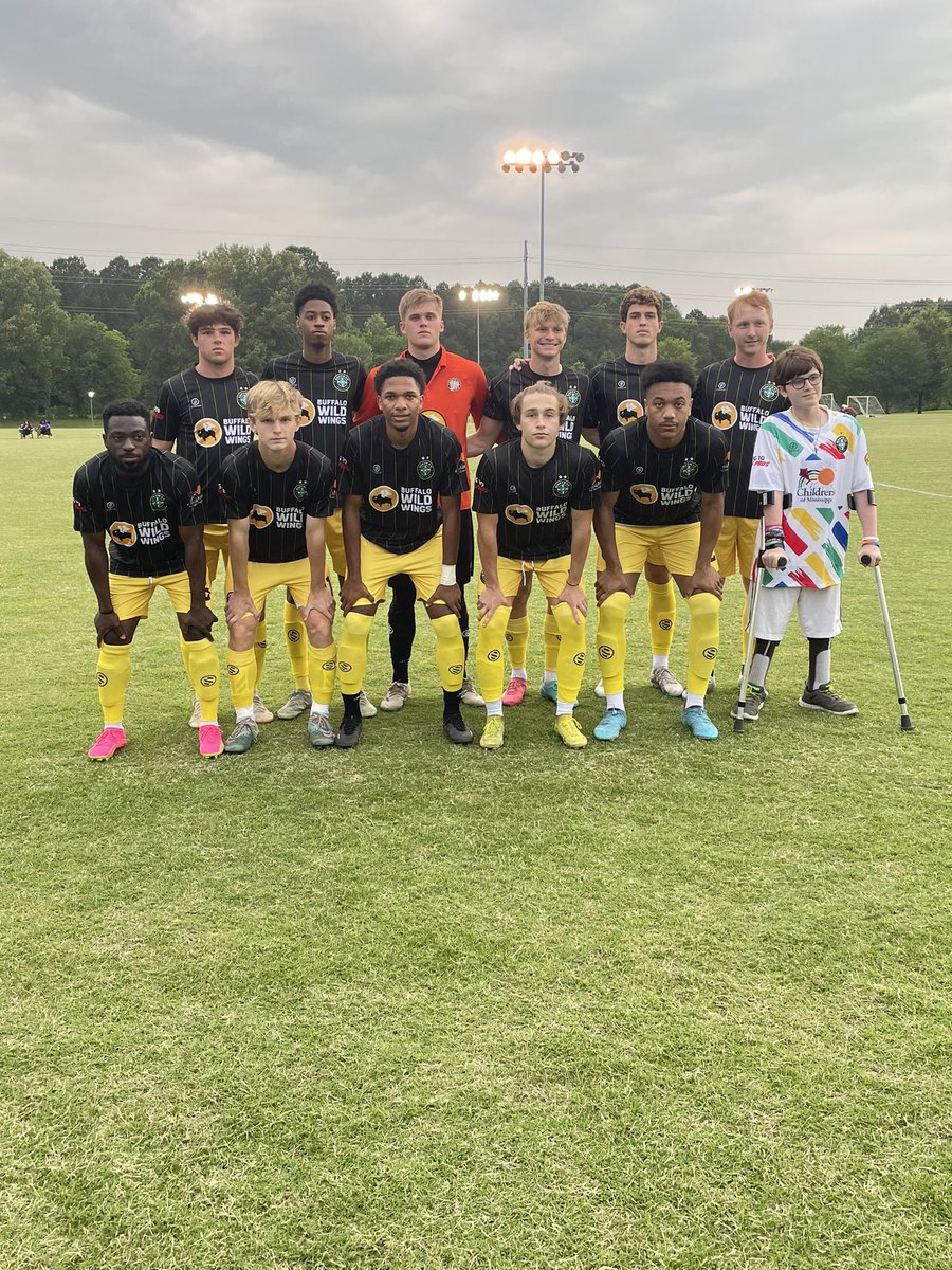 Thank you Evan Renfroe for joining our starting xi tonight and to <a href="/childrensofms/">Children's of Mississippi</a> for helping us make his night one he won’t forget!
Underway here now at Liberty Park 🤩

#ComeOnGaffa #Gaffafc #UPTHEGAFFA #GCPL23 #itsforthekids