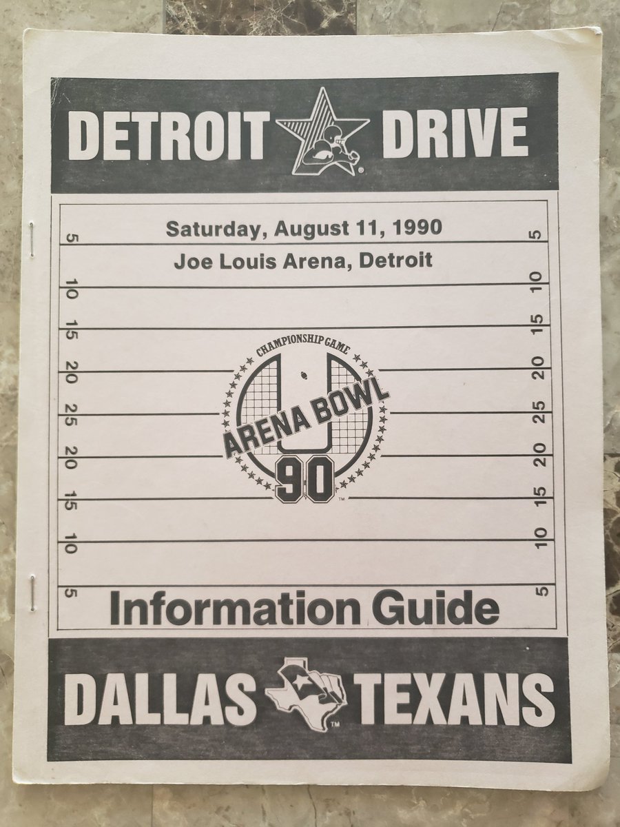 ArenaFootballTV's tweet photo. 1990 Season, ArenaBowl 90 Information Guide #MediaGuideSZN #AFLHistory @osctoday @_deadfootball @ArenaFan https://t.co/jGBnamvLi3