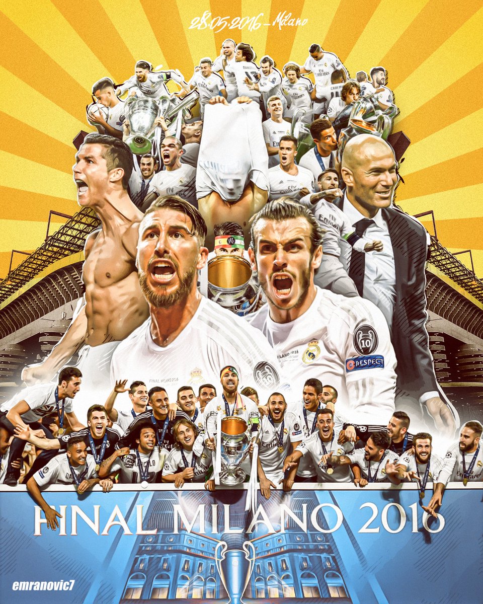 emranovic7's tweet photo. 1️⃣1️⃣ 🏆| 28.05.2016
#Undecima #RealMadrid #UCL https://t.co/av6n8PHtfb