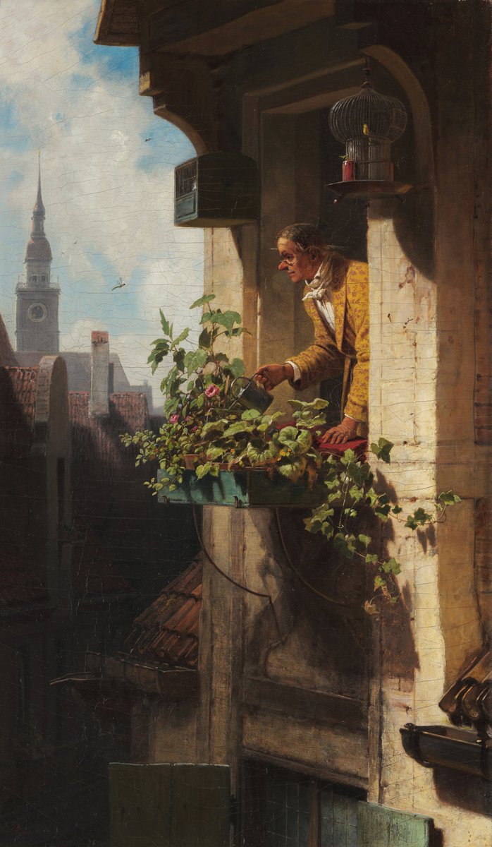 artisticalgaze's tweet photo. The garret I by Carl Spitzweg, circa 1848-1850 https://t.co/NtkakUxG0S