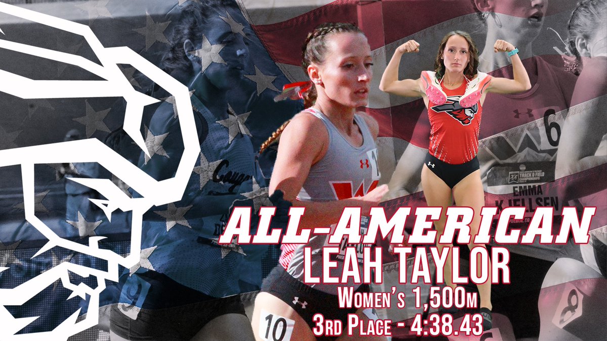 Congratulations to Leah Taylor who earned first All-American honor in the women's 1,500m today (May 27), by coming in third-place with a time of 4:38.43. <a href="/westerntrack/">Western Track/XC</a> #FearTheNeers #ExcellenceElevated #MountaineerStrong #7723ft