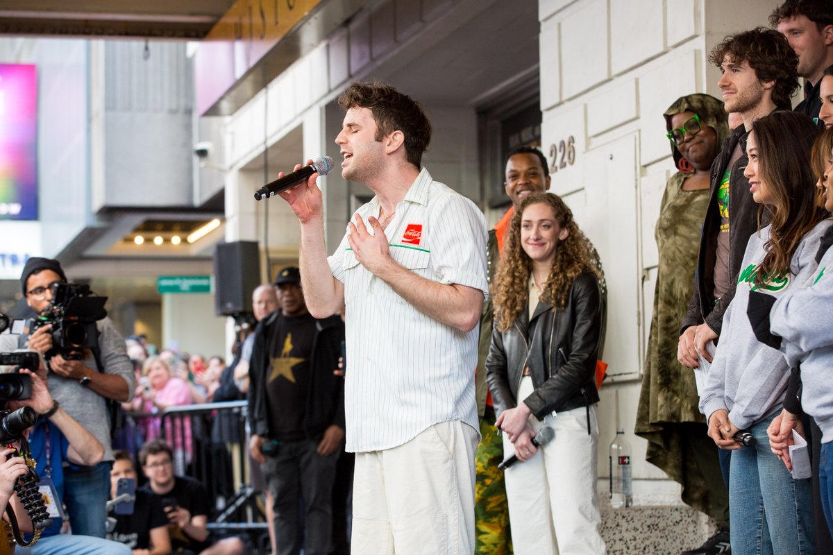 Thanks for having us at the Richard Rodgers, @lin_manuel. #Ham4Ham

Photos by Tricia Baron