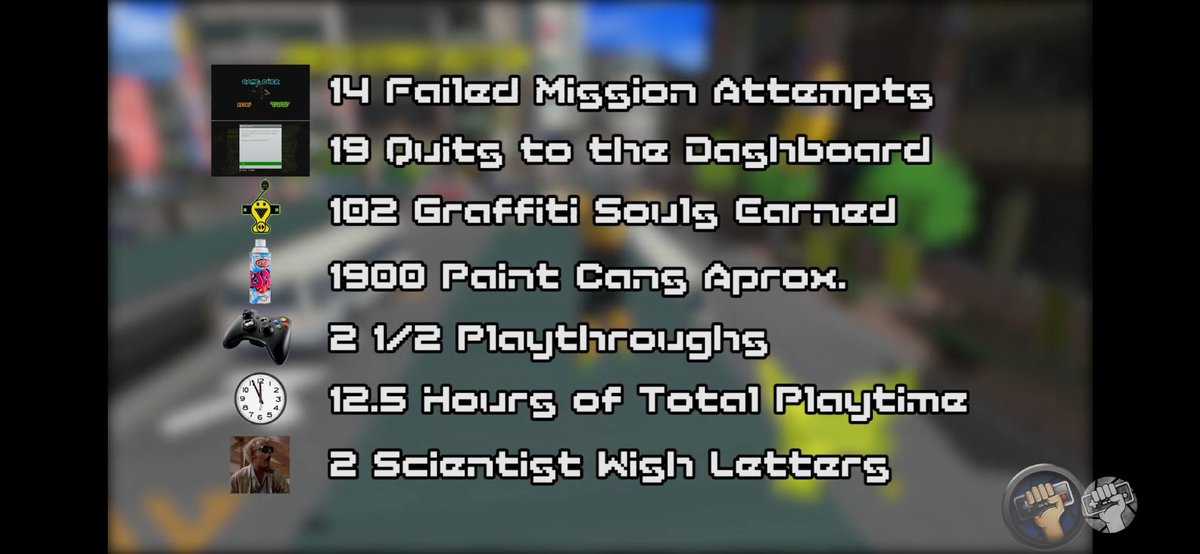 Shibbs42's tweet photo. @Completionist rewatching all of The Completionist and got to the very first breakdown of what was achieved/obtained.

Love this man and his body of work.
#TheCompletionist #JetSetRadio #SEGA https://t.co/OxXEUEruF7