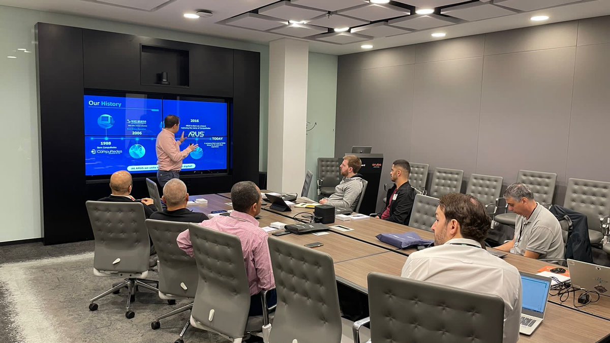Vivimos días muy productivos en las instalaciones de <a href="/HPE/">HPE</a> en São Paulo, Brasil, junto con nuestro cliente Renault. Una oportunidad que nos ha permitido afianzar el relacionamiento y fortalecer estrategias de expansión en el mercado. 🤝 #ARUS #UnimosLoHumanoConLoDigital