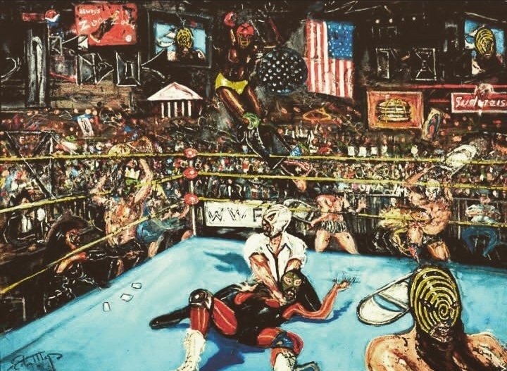 Arte de Ealy Mays 🖌🎨🤼‍♂️
.
.
.
.
#ArteyLuchaLibre #LuchayArte #Art #Luchalibremexicana #LuchaLibre #Luchadores #Lucha #Art #Draw #Enmascarados #Dibujo #Ilustración #ARasDeLosTrazos