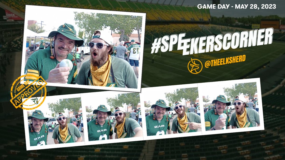 We had a blast today at the Edmonton Elks Tailgate Party! Here's some shots from today's SpEEker's Corner! 
#RepFromSectionX #GoElks #CFL #YEG #JoinTheHerd 🦌