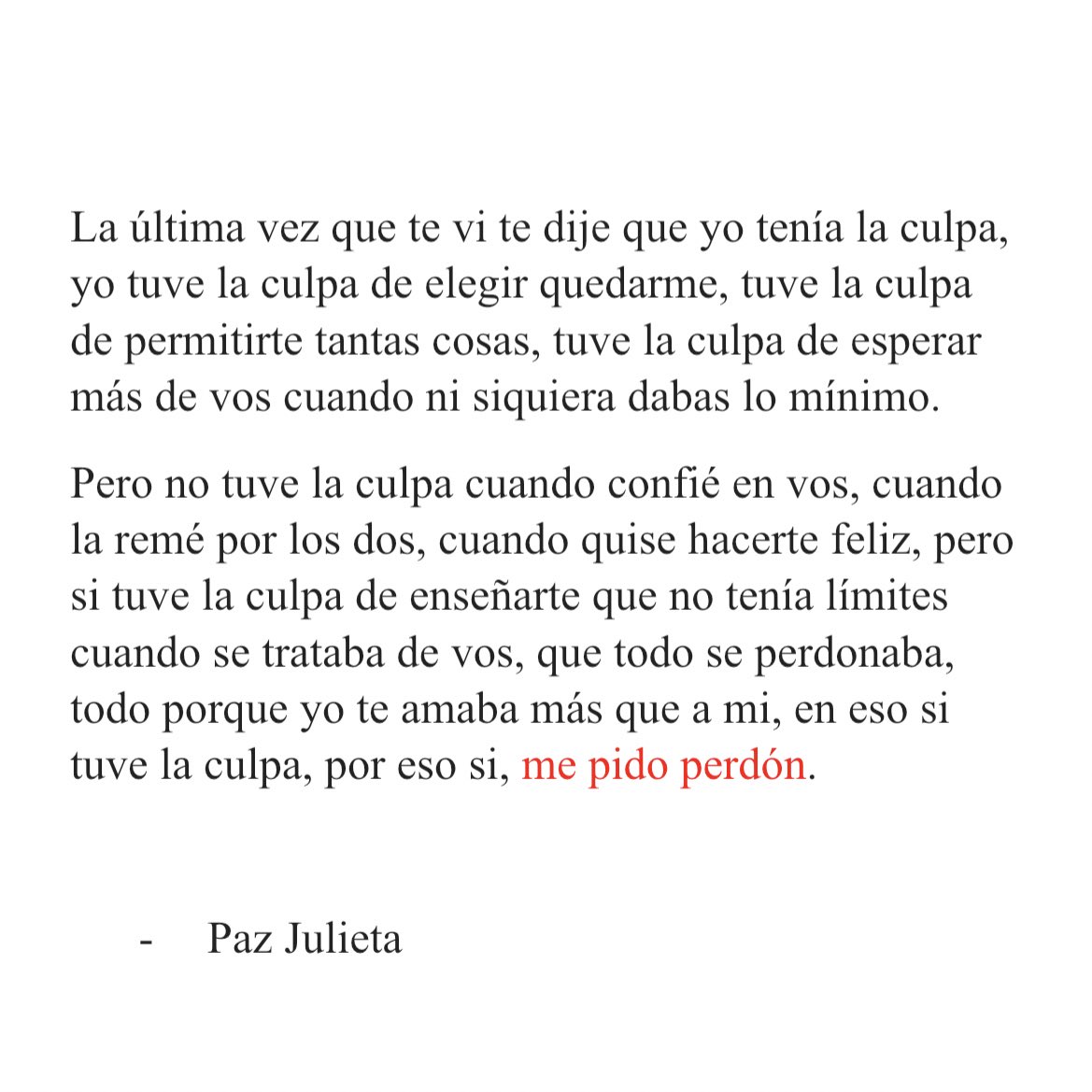 “No eran detalles”