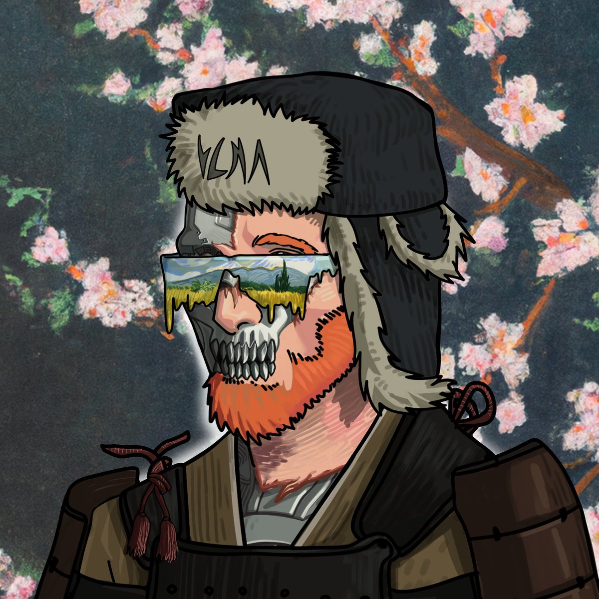 Behind the traits, Vincenia 🧑‍🎨a 🧵
It may have started as a Rug, but wow what an incredible collection they left behind. The artist undoubtedly appreciated Van Gogh, though, as many of the traits can be linked to his life and work. 
Let's take a look at this one! 👀
#NFTartwork