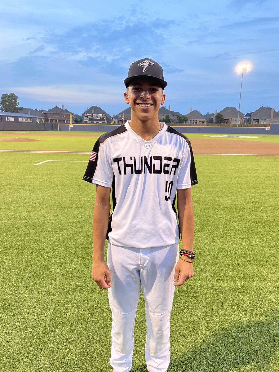 F: <a href="/DTigerBaseball/">Dallas Tigers</a> Cummings 5, <a href="/thunder_westTx/">WTX Thunder Baseball</a> Black 5
PoG: Omar Hernandez 4 IP, 3K, 2H, 0 ER
Notables: @n0ahsolis 2-3, RBI
<a href="/JarrettWaggoner/">Jarrett Waggoner</a> 2-3, RBI
@JettWilliford 1-4, 3B, 2 RBI