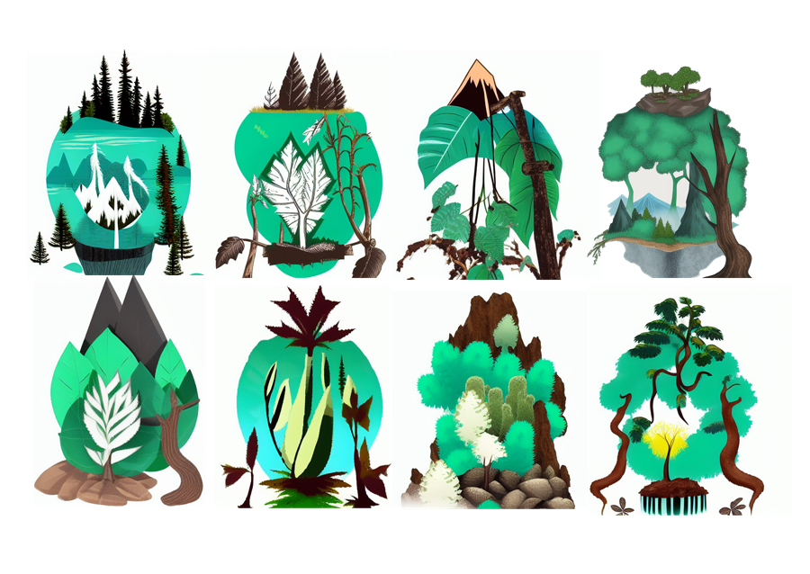 「AIに色んな植物や風景を描いてもらいました」|いすぃのイラスト