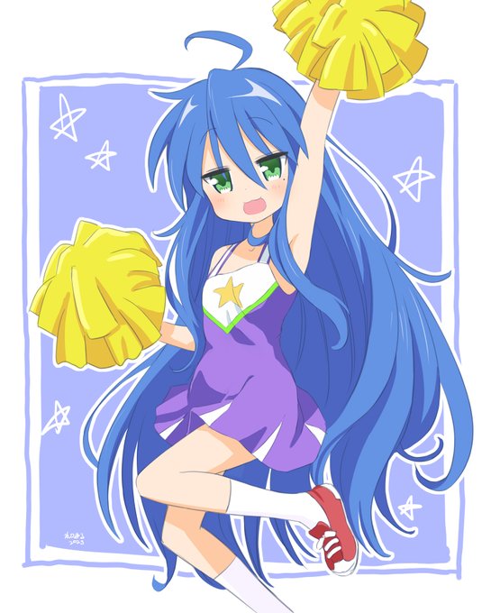 「cheerleader long hair」 illustration images(Popular)｜4pages