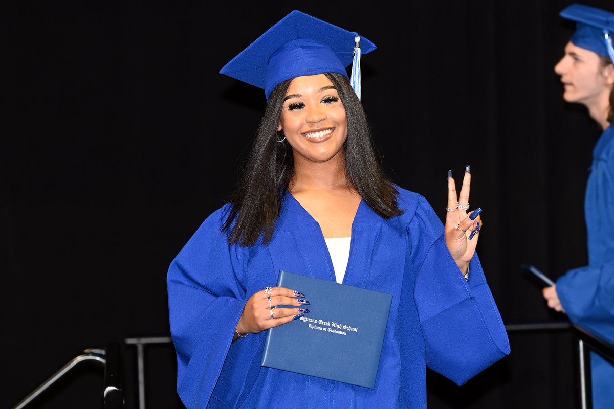 We posted photos from the <a href="/cycreekhs/">Cy Creek High School</a> #Classof2023 graduation ceremony on our Facebook page: facebook.com/media/set/?van…  #CFISDspirit #CyCreekGrad 🎉🎓