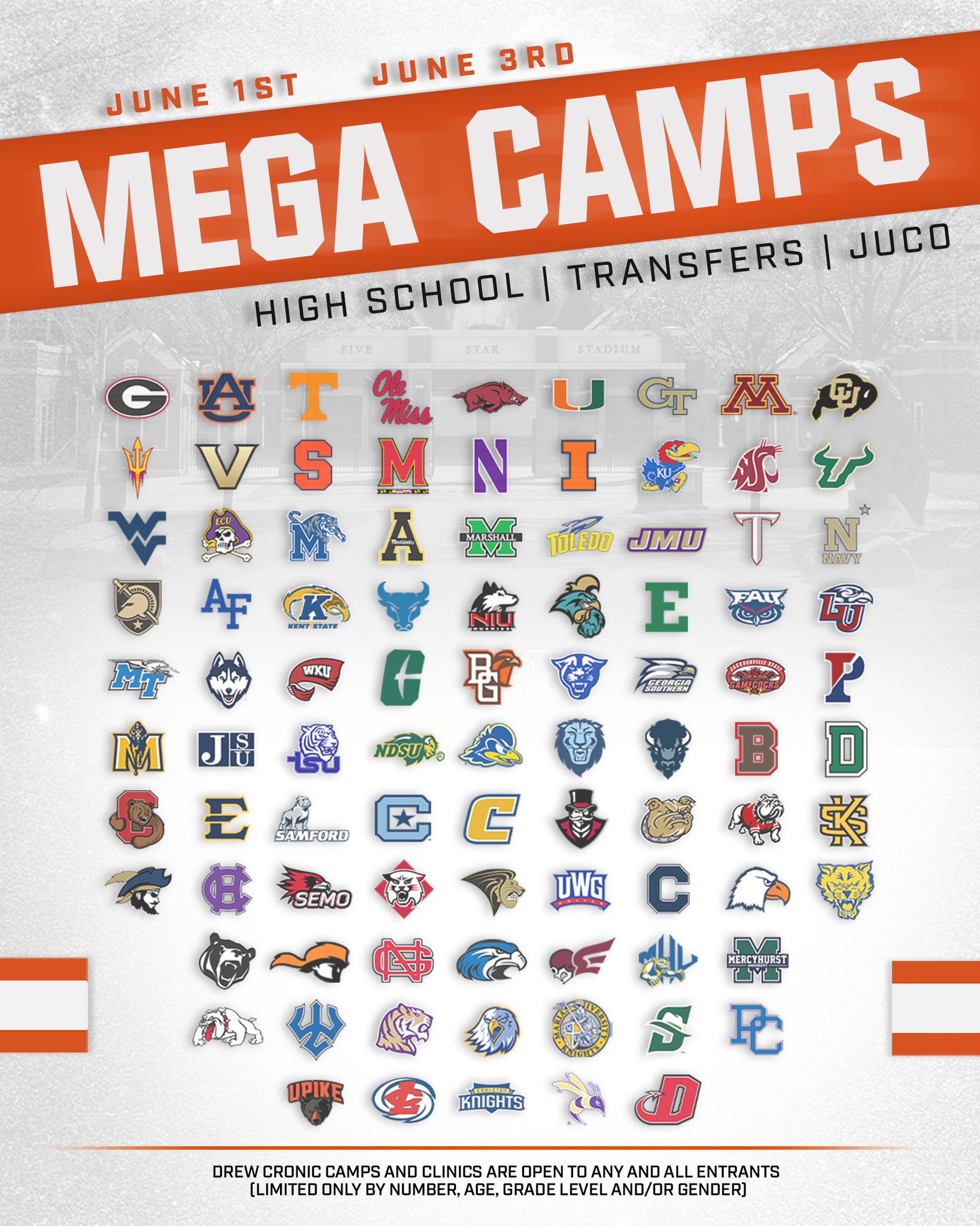 Dylan Villarouel on Twitter "Can’t wait to COMPETE at the MercerFootball Mega Camp next week