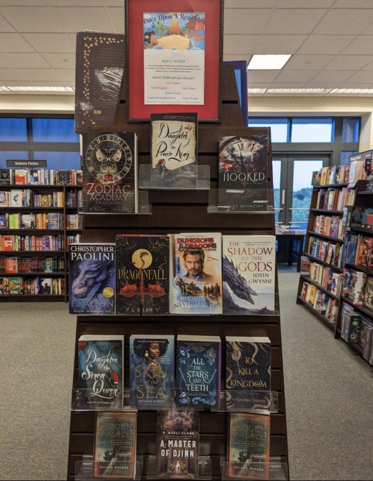 GUYS Barnes and Noble Long Island made a display for the Once Upon a Readathon!!!!! 

Have any of you seen a display at other locations?

HUGE thank you to <a href="/BNBuzz/">Barnes & Noble</a> !!! So many of us are shopping for our #tbr and you’ve made it that much easier!