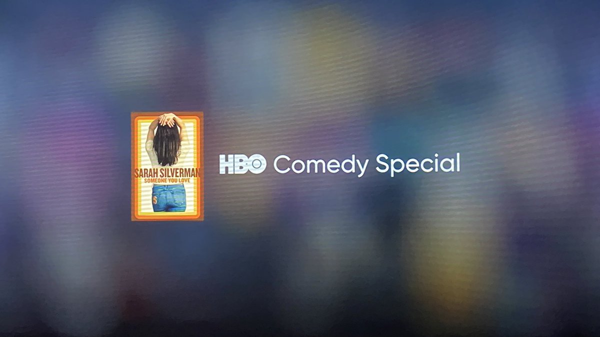 i’m watching an HBO’s Comedy Special, Sarah Silverman: Someone You Love

#SarahSilverman #SomeoneYouLove