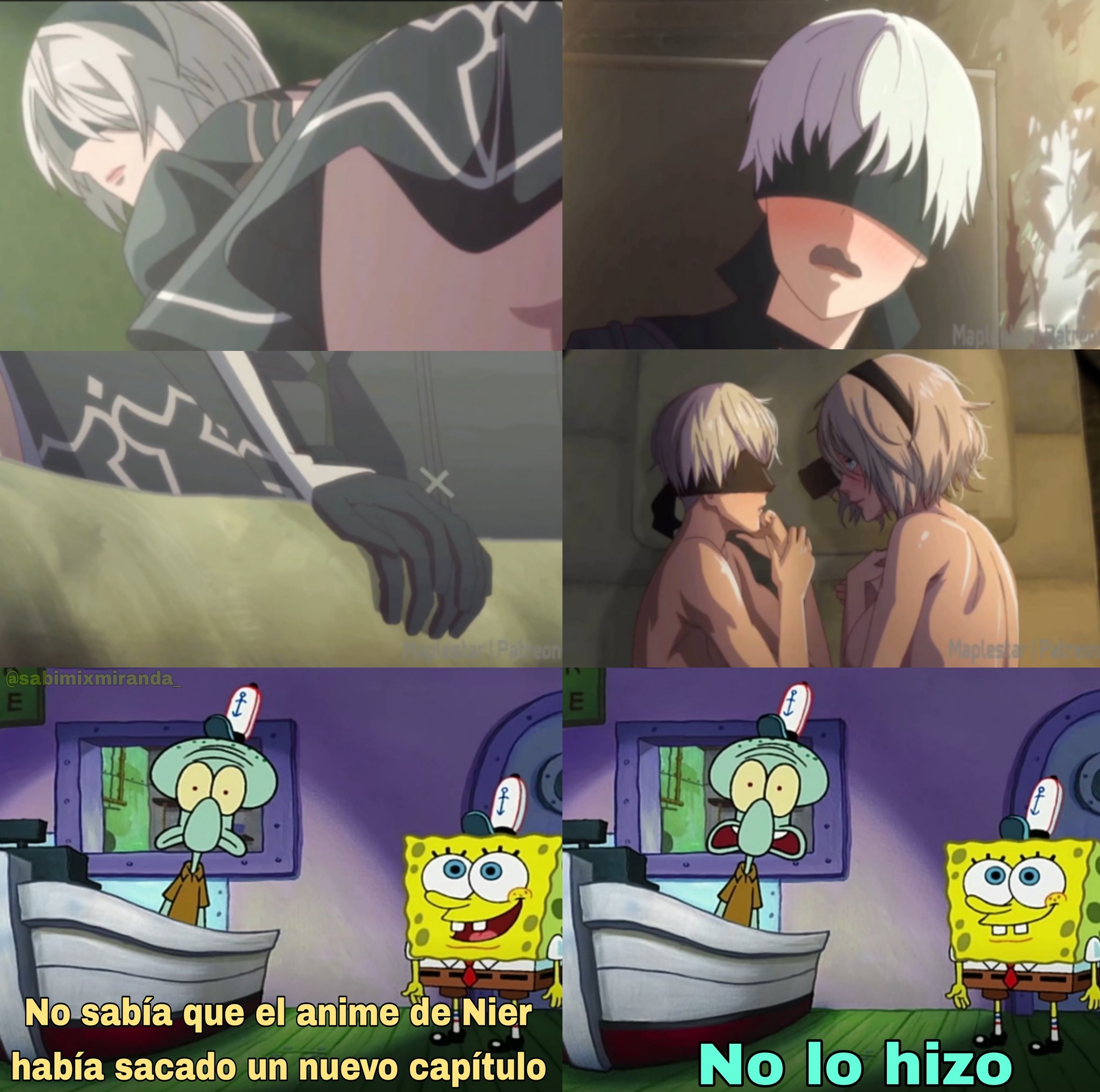 Sabimix🍀 on X: Tuvimos más contenido de un H de Nier Automata que del  propio anime 🗿 t.coKVaEPdl6UR  X