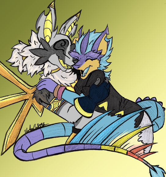 DreagonArtz's tweet photo. Dreagon Couples:
Zakynth and Dally are dreagons who live waaaay out in the boonies, they're very tight.
#dragonXlizard #couple #boyXgirl
I think I prefer the sketch to the colored version. https://t.co/UPdkAuJjBG