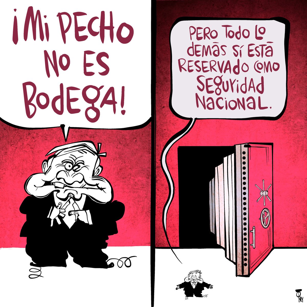 DirMegamedia's tweet image. DE "SEGURIDAD NACIONAL" | "Transparencia selectiva", de @cartonysta : bit.ly/3IJ5xXY #DYInforma #PeriodismoINDEPENDYENTE