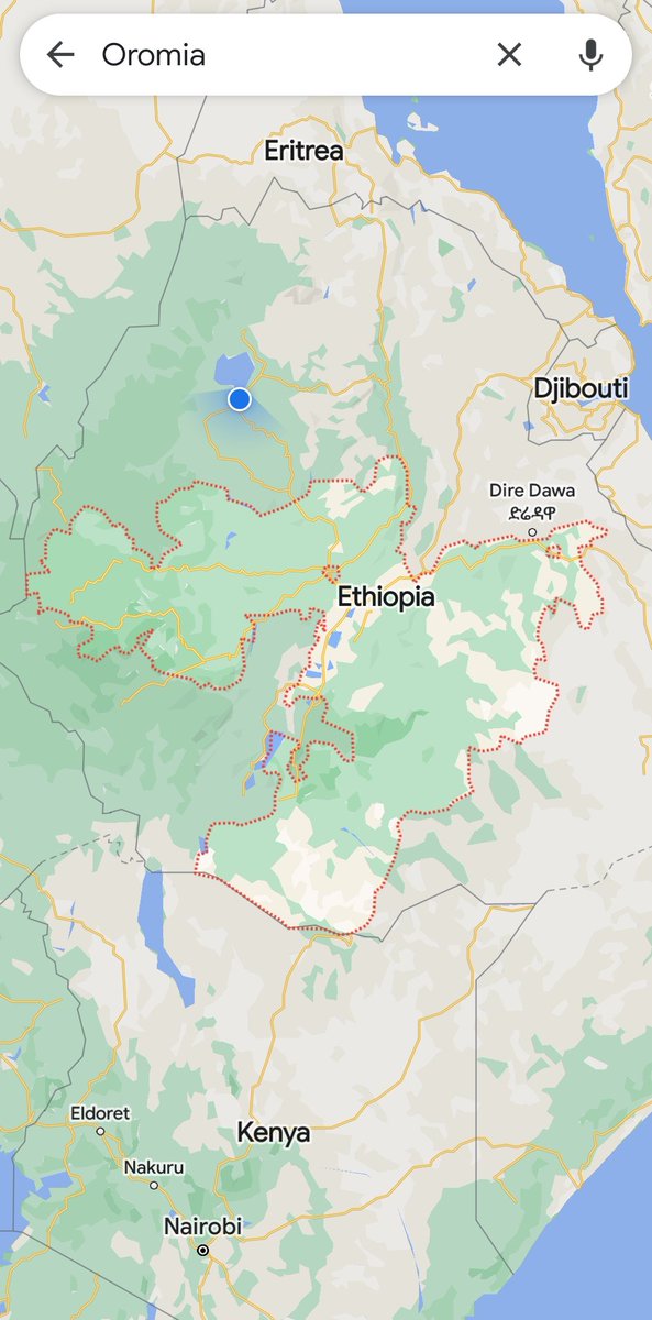 @googlenest @madebygoogle How google map Oromia region illegal map like this