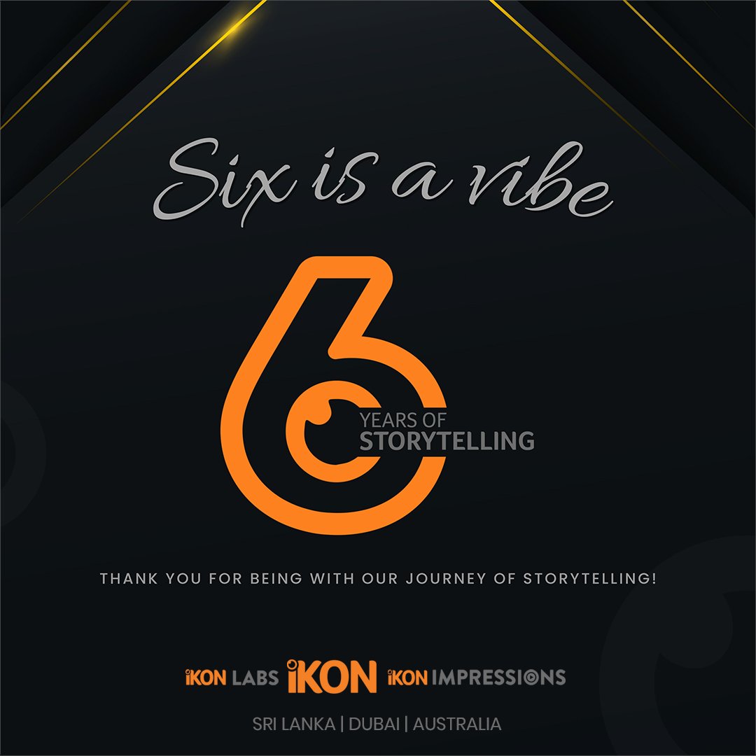 Cheers to six years of storytelling and many more to come 🥂

#IKON #ikonized #IKONImpressions #IKONLabs #digitalbranding #branding #socialmedia #digitalmarketing #socialmediamarketing