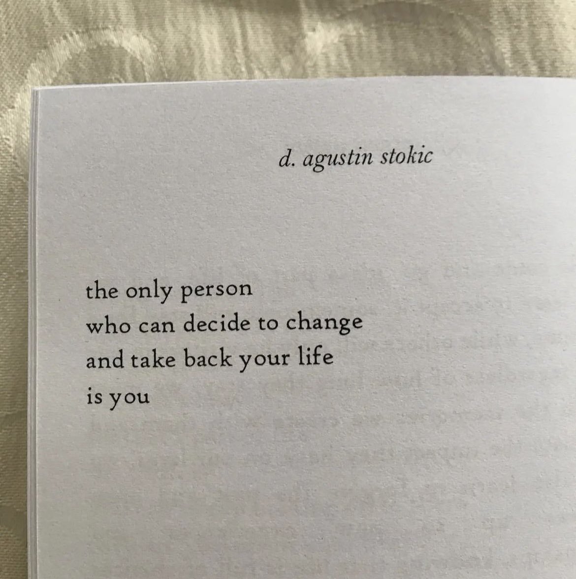 it all depends on you