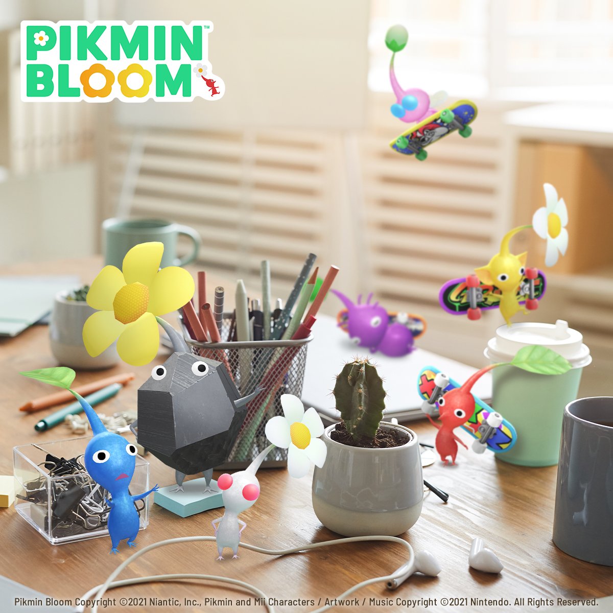 It’s time for a new challenge: 6/1–6/21 🛹

Clear missions to earn Gold Seedlings and Nectar✨

Gold Seedlings grow into Fingerboard Decor Pikmin at random 🌱 They are available in 3 new colors, for a total of 7!🌈

✅ the blog for details.
pikminbloom.com/news/june23-fi…

#PikminBloom