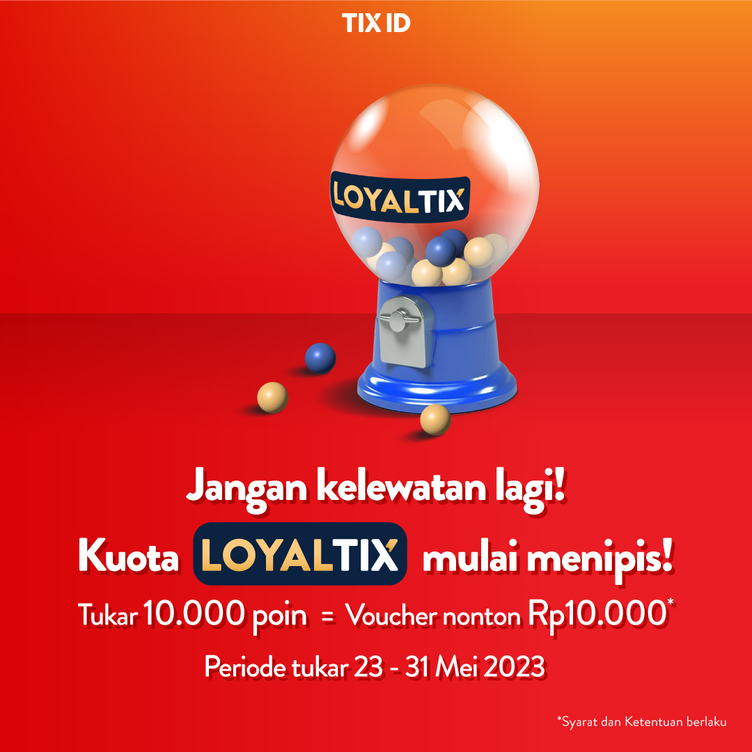 tix_id's tweet photo. Waktumu semakin tipis! Buruan langsung tukarkan poin LoyalTIX kamu dan dapatkan voucher nonton sebesar Rp. 10.000 di aplikasi TIX ID

Jangan lupa check Syarat dan Ketentuannya ya!

#TIXID #LoyalTIX https://t.co/3irLT78fev
