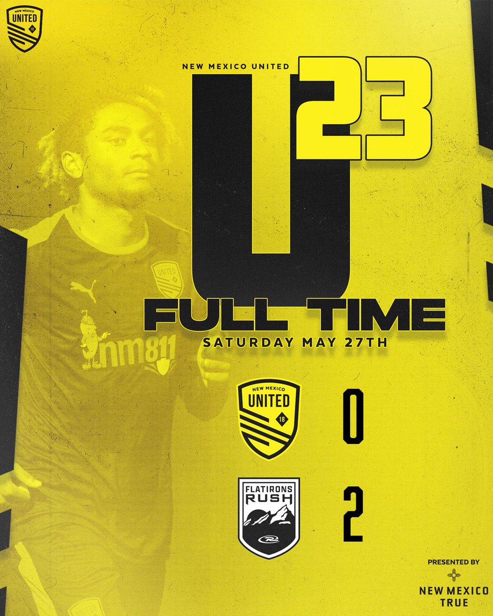 Tough result in Las Cruces. The boys will be back in action in Gallup on June 8. #SomosUnidos