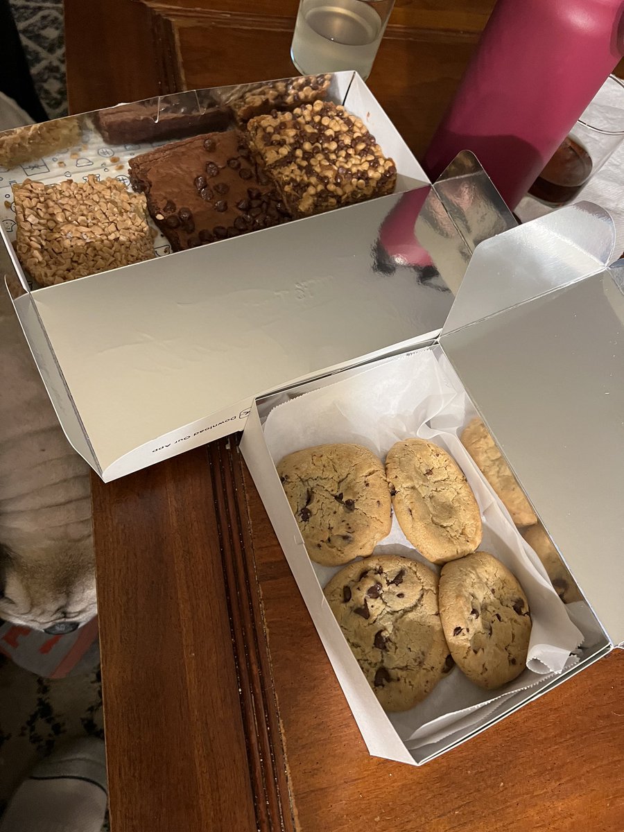 The wife ordered some @tiffstreats while I was drinking bourbon and watching Sprint Cars. #Blessed #Cannes2023