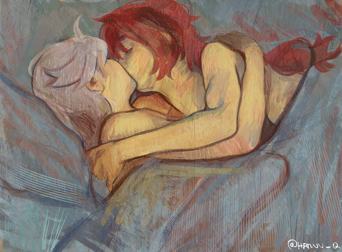 Henri de Toulouse-Lautrec master study but make it sulemio #水星の魔女 #G_Witch #スレミオ