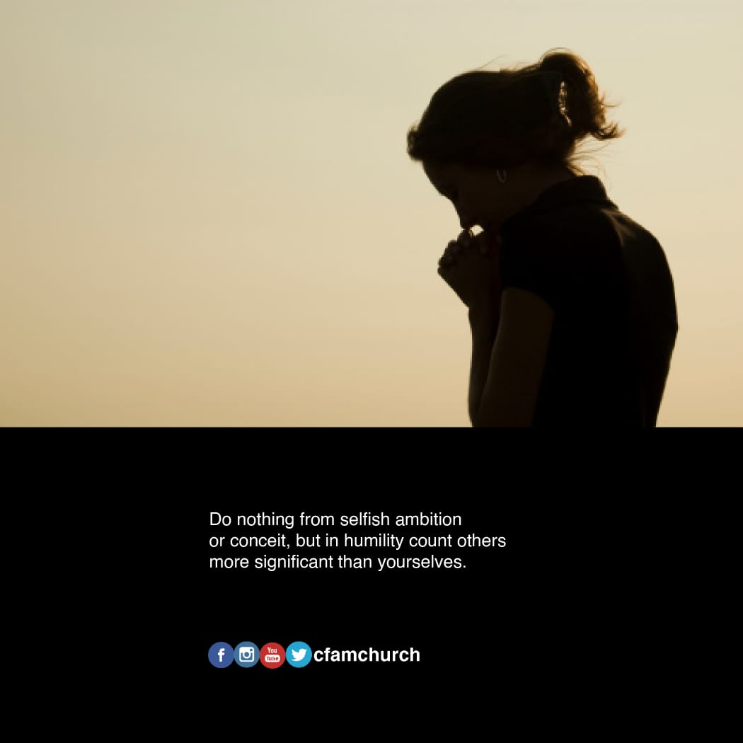 cfamchurch's tweet photo. Do nothing from #selfish #ambition.
https://t.co/5LmDiPaDBi
#GoodMorningTwitterWorld #Happysunday #humility #God #JesusChrist https://t.co/L03063tV7H