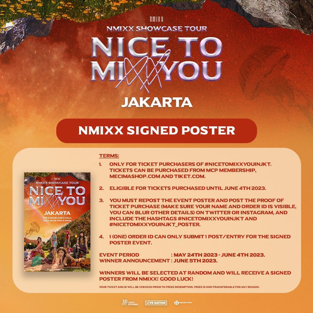 O8ZXS's tweet photo. @mecimapro 
#NICETOMIXXYOUinJKT
#NICETOMIXXYOUinJKT_Poster https://t.co/WOXABlXF4b