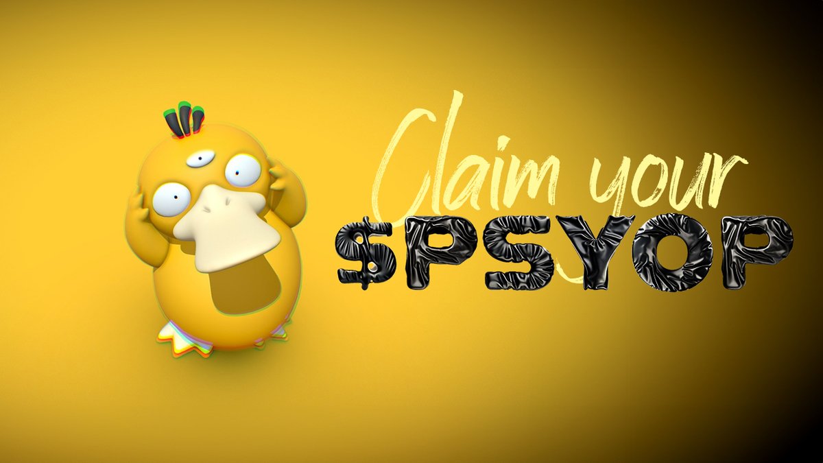 bananaja312's tweet photo. 🚨 $PSYOP token #Airdrop is live!

CLAIM YOUR #PSYOP TOKENS NOW 👇

🔗 https://t.co/iQxkiNrsKC

$LINK $LOYAL $PEPE $CAPO $BEN $BOB $RFD #REFUND #Binance #bnb $ETH #mint #BuildOnSui  #Metamask $MONG #DYOR $ARB $USDT #zkSync $JESUS #REALIO #DeFi #web3 #MONGARMY $NFTs $KING $HEX #BTC