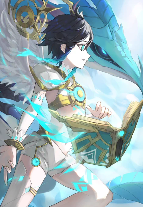 「天空を駆ける」 #原神 #venti