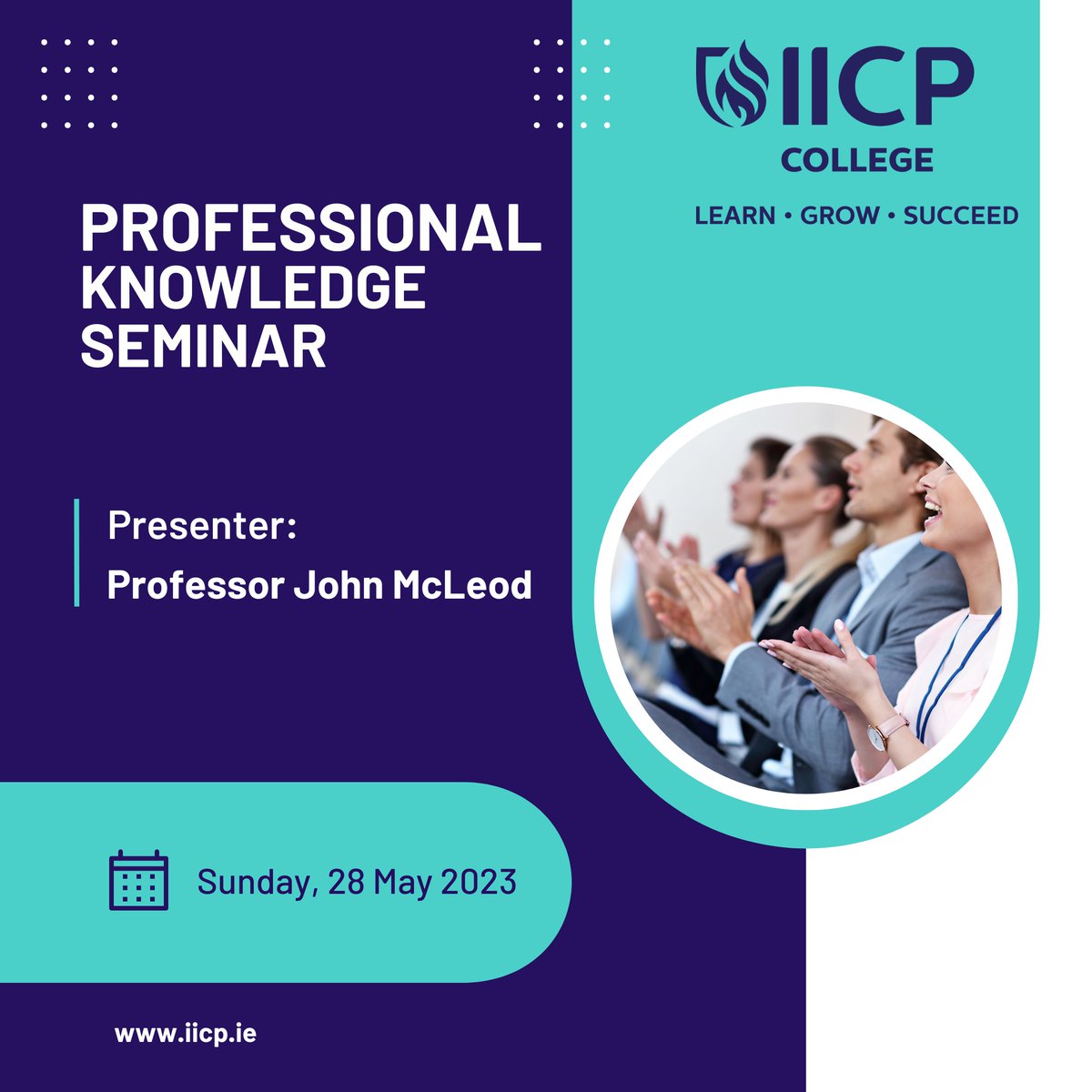 Today IICP College will present the Professional Knowledge Seminar in the Royal Marine Hotel. We are incredibly fortunate to have Professor John McLeod lecturing today. Best wishes to all of our attendees, we hope you all enjoy the day.

#MSc  #Pluralism #pluralisticcounselling