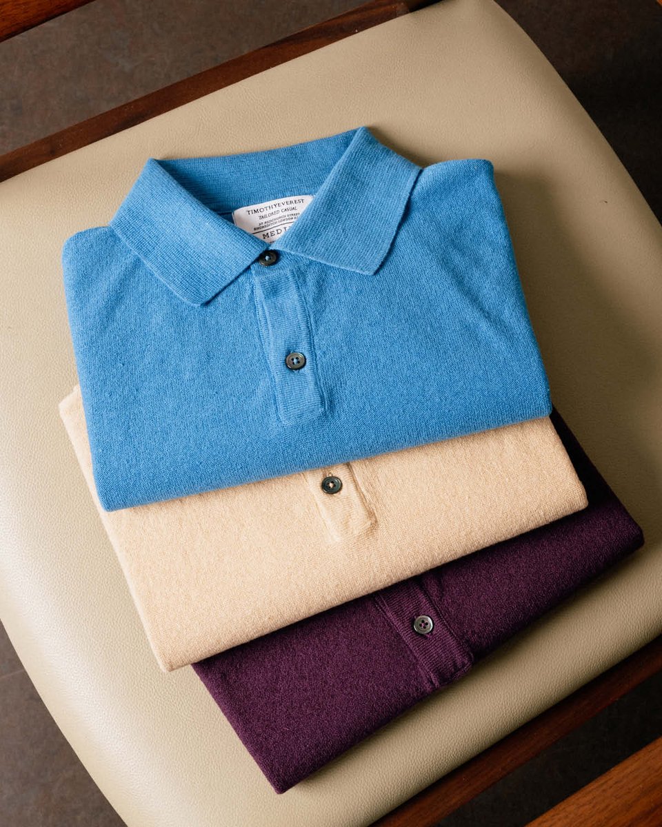 The Linen Polo Shirt for SS23 offers versatility in both casual and formal settings. Crafted from a blend of linen and cotton, this polo shirt is exceptionally lightweight, breathable, and provides utmost comfort. - mailchi.mp/timothyeverest…