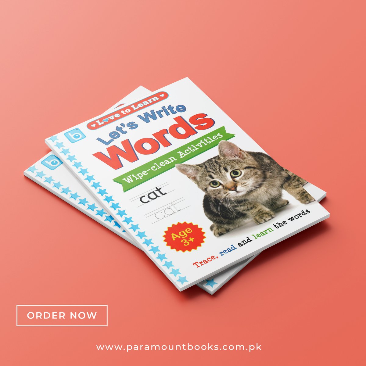 ParamountB's tweet image. &quot;𝐋𝐄𝐓’𝐒 𝐖𝐑𝐈𝐓𝐄 𝐖𝐎𝐑𝐃𝐒&quot; 

𝐀𝐯𝐚𝐢𝐥𝐚𝐛𝐥𝐞: paramountbooks.com.pk/product/lets-w…

#EarlyYearsDevelopment #LearningThroughPlay #FunActivities #ChildDevelopment #Parenting #ConfidenceBuilding