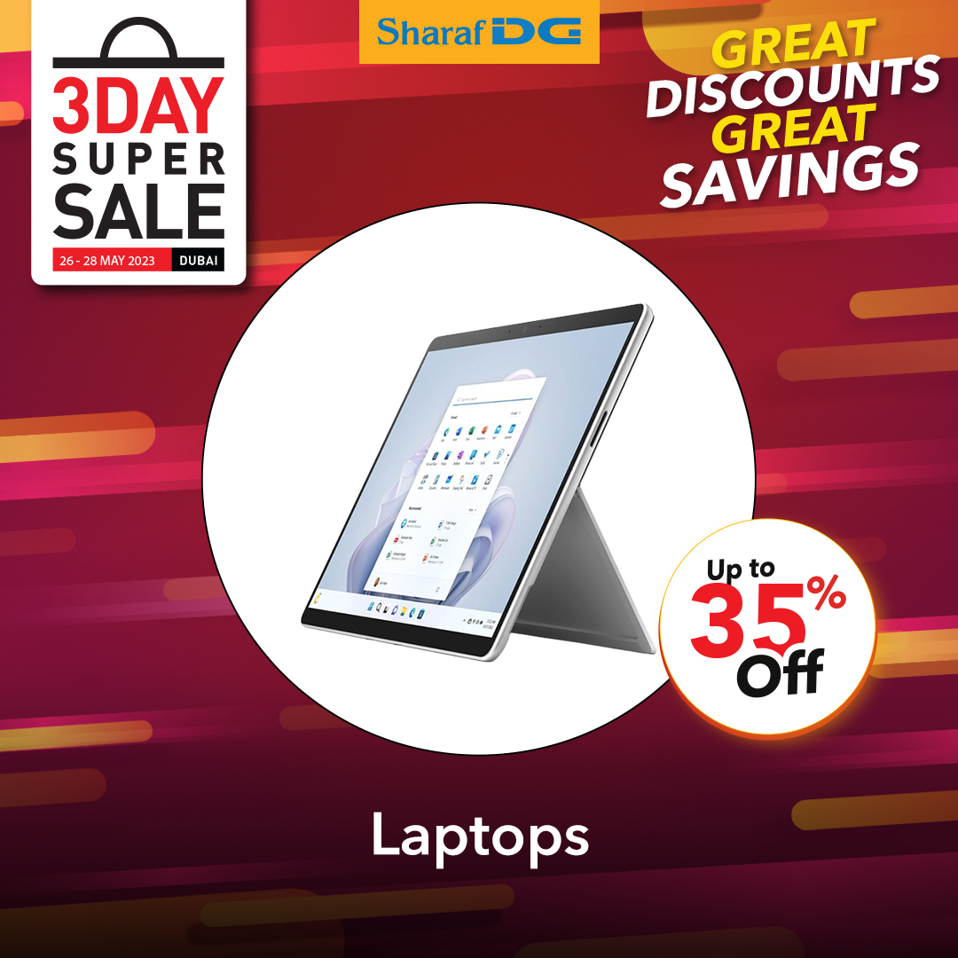SharafDG's tweet photo. ONLINE EXCLUSIVE: Final Call for Incredible Savings! Today is the Last Day of the 3-Day Super Sale at https://t.co/SViJjpxGc8. Grab Your Favorite Products with Massive Discounts Before It's Too Late! Shop Now: https://t.co/pT1BI9m6JY

#SharafDG #Offers #SuperSale #OnlineShopping https://t.co/dEqAZKp6Ca