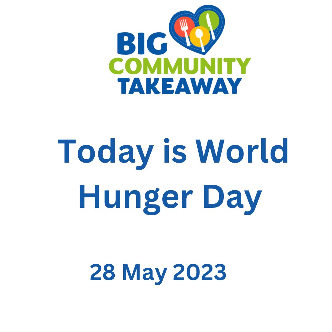 At the Big Community Takeaway, we play a small part in alleviating food poverty. On World Hunger Day, please give to help us provide hot food to people in crisis in your local community:
JustGiving.com/bc-takeaway 
Thank you!
Team BCT
💙❤️💚💛
#worldhungerday #foodpoverty #chilterns