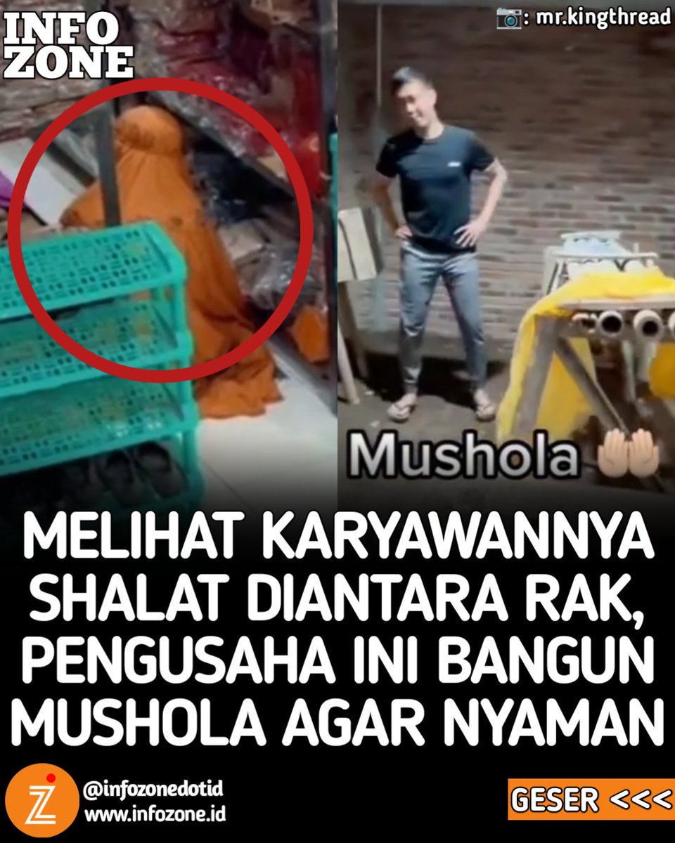 Infozoneid's tweet photo. Respect, semoga makin maju usahanya👍💪
.
🎥: mr.kingthread
.
#bikinmusholla #membuatmusholla #bikinmasjid #membuatmasjid #bosbaik #terimakasihorangbaik #infozone https://t.co/J1jAHeiazP