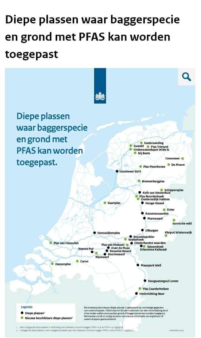 Staat voornemens schone grond in Oost Nederland voorgoed te vervuilen. Zelfs ecologen lenen zich ervoor de verondieping van plassen met chemische vervuiling goed te praten.