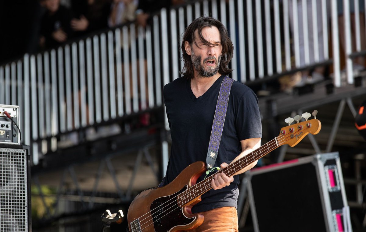 BottleRock 2023 photo - Saturday - Keanu Reeves with Dogstar