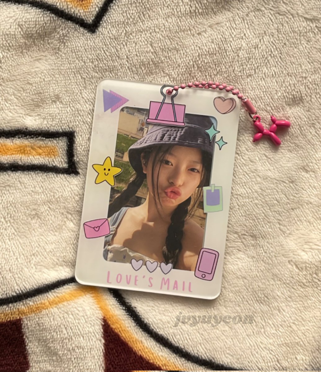 jvyuyeon's tweet photo. — today's mail 💌 💗 ! 

akhirnya ga lagi wetebe hanni noot noot bucket 😫✋ https://t.co/OoGG8vpfII